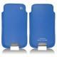 Capa em pele Samsung GT-i9500 Galaxy S IV - Bleu océan ( Nappa - Pantone 293C ) 