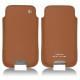 Funda de piel Samsung GT-i9500 Galaxy S IV - Marron ( Nappa - Pantone 1615C ) 
