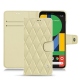 Google Pixel 4 XL leather case - Beige - Couture ( Nappa - Pantone 7502C ) 