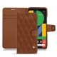 Custodia in pelle  Google Pixel 4 XL - Marron - Couture ( Nappa - Pantone 1615C ) 