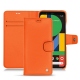 Housse cuir Google Pixel 4 XL - Orange fluo