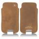Capa em pele Samsung GT-i9500 Galaxy S IV - Sable vintage ( Roughtcut - Gaucho#57254 ) 
