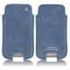 硬质真皮保护套 Samsung GT-i9500 Galaxy S IV - Jean vintage ( Roughtcut - Pantone 285U  ) 