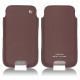 Housse cuir Samsung GT-i9500 Galaxy S IV - Châtaigne ( Pantone 476C ) 