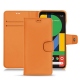Google Pixel 4 XL leather case - Orange PU