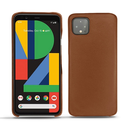 Lederschutzhülle Google Pixel 4Marron ( Nappa - Pantone #8B4720 ) 