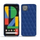 Lederschutzhülle Google Pixel 4 - Bleu océan - Couture ( Nappa - Pantone 293C ) 
