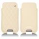 Funda de piel Samsung GT-i9500 Galaxy S IV - Beige - Couture ( Nappa - Pantone 7502C ) 