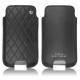 硬质真皮保护套 Samsung GT-i9500 Galaxy S IV - Noir - Couture ( Nappa - Black ) 