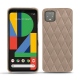 Google Pixel 4 leather cover - Taupe vintage - Couture