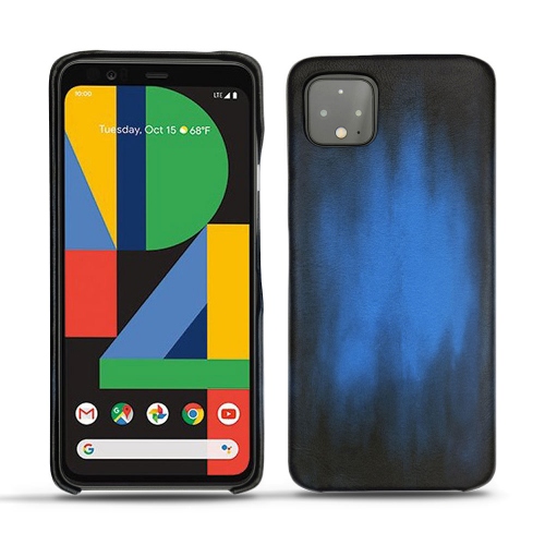 Lederschutzhülle Google Pixel 4Bleu Patine