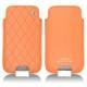硬质真皮保护套 Samsung GT-i9500 Galaxy S IV - Orange - Couture ( Nappa - Pantone 1495U ) 