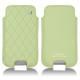 Capa em pele Samsung GT-i9500 Galaxy S IV - Vert olive - Couture ( Nappa - Pantone 578U ) 