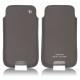 Samsung GT-i9500 Galaxy S IV leather case - Anthracite ( Pantone 424C ) 