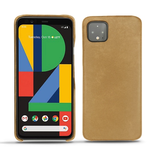 Google Pixel 4 XL leather caseSable vintage ( Pantone #9b7340 ) 