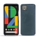 Lederschutzhülle Google Pixel 4 XL - Jean vintage ( Roughtcut - Pantone 285U  ) 