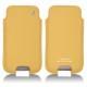Capa em pele Samsung GT-i9500 Galaxy S IV - Mimosa ( Pantone 141C ) 