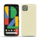 Coque cuir Google Pixel 4 XL - Ivoire ( Sleek P C12 - White ) 