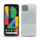 Lederschutzhülle Google Pixel 4 XL - Platinium ( Pantone 877C ) 