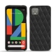 Coque cuir Google Pixel 4 XL - Noir - Couture ( Nappa - Black ) 