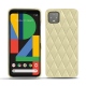 Google Pixel 4 XL leather cover - Beige - Couture ( Nappa - Pantone 7502C ) 