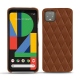 硬质真皮保护套 Google Pixel 4 XL - Marron - Couture ( Nappa - Pantone 1615C ) 