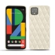 Coque cuir Google Pixel 4 XL - Blanc escumo - Couture