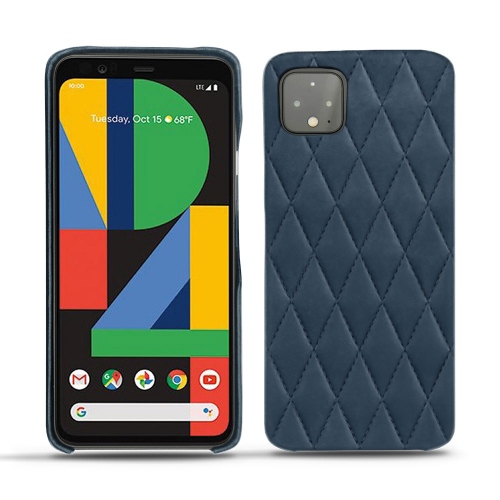 가죽 커버 Google Pixel 4 XLJean vintage - Couture ( Pantone #2f414f  ) 