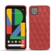 Lederschutzhülle Google Pixel 4 XL - Cerise vintage - Couture