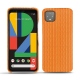Google Pixel 4 XL leather cover - Abaca arancio