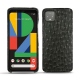 Google Pixel 4 XL leather cover - Autruche nero