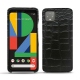 Lederschutzhülle Google Pixel 4 XL - Crocodile nero