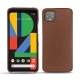 硬质真皮保护套 Google Pixel 4 XL - Marron délicat
