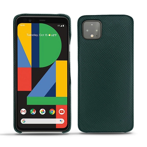 Capa em pele Google Pixel 4 XLVert séduisant ( Pantone #1d3c34 ) 