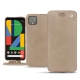 Lederschutzhülle Google Pixel 4 - Taupe vintage ( Pantone 7530C ) 