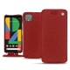 Funda de piel Google Pixel 4 - Tomate ( Pantone 187C ) 