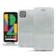 Housse cuir Google Pixel 4 - Platinium ( Pantone 877C ) 