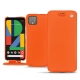 Housse cuir Google Pixel 4 - Orange fluo