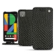 Capa em pele Google Pixel 4 - Serpent nero