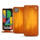 硬质真皮保护套 Google Pixel 4 - Orange Patine