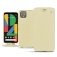 Lederschutzhülle Google Pixel 4 XL - Beige ( Nappa - Pantone 7502C ) 