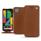 Google Pixel 4 XL leather case - Marron ( Nappa - Pantone 1615C ) 