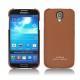 レザーケース Samsung GT-i9500 Galaxy S IV - Marron ( Nappa - Pantone 1615C ) 
