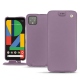 Google Pixel 4 XL leather case - Lilas ( Nappa - Pantone 2645U ) 