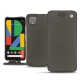 Google Pixel 4 XL leather case - Anthracite ( Pantone 424C ) 