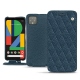 Google Pixel 4 XL leather case - Indigo - Couture ( Pantone 303U ) 