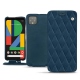 Google Pixel 4 XL leather case - Blu mediterran - Couture