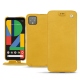 Google Pixel 4 XL leather case - Jaune soulèu