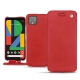 Google Pixel 4 XL leather case - Rouge troupelenc