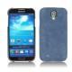 Custodia in pelle Samsung GT-i9500 Galaxy S IV - Jean vintage ( Roughtcut - Pantone 285U  ) 